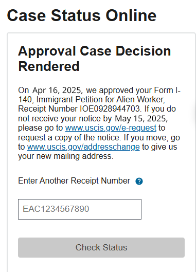 AI developer EB1A approval case highlighting enterprise automation systems and fast approval without RFE in 20 days
