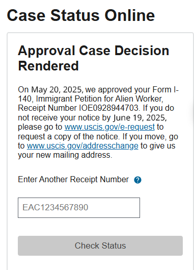 EB1A approval for cybersecurity leader with enterprise impact and no RFE.