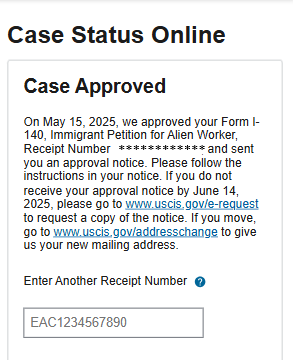 A Technical Architect got EB1A Approval in the First Go.
