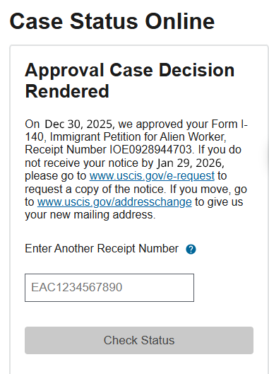 EB1A approval for security engineer with identity and access management contributions