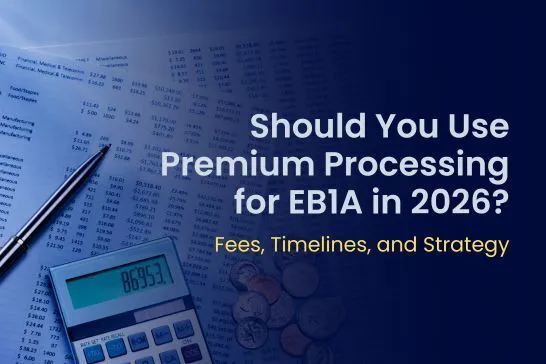 EB1A premium processing 2026 timeline, fees 
