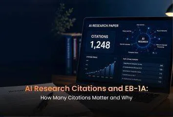 AI Research Citations and EB1A: How Many Citations Matter and Why?