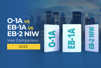 O-1A vs EB-1A vs EB-2 NIW Visa Comparison Guide 2025