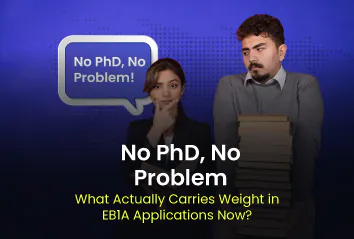  EB1A applicants can qualify without a PhD