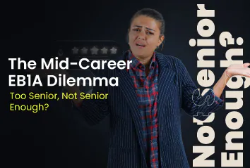 Mid-career professional thinking about EB1A eligibility