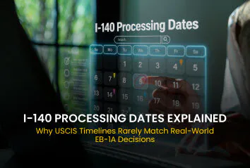 I-140 Processing Dates Explained: Why USCIS Timelines Rarely Match Real-World EB-1A Decisions