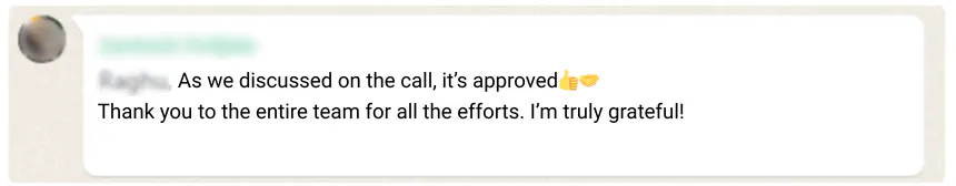 O1 approval testimonial – Waggener Edstrom Lead Analyst immigration success five-star review.