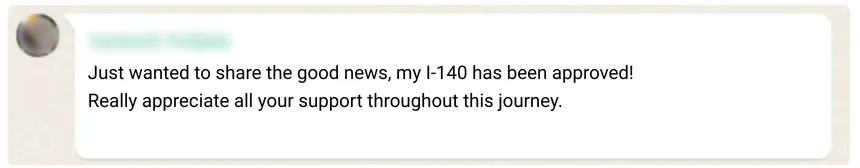EB1A I-140 approval testimonial – USDA IT Program Manager Data Engineer public sector success story.