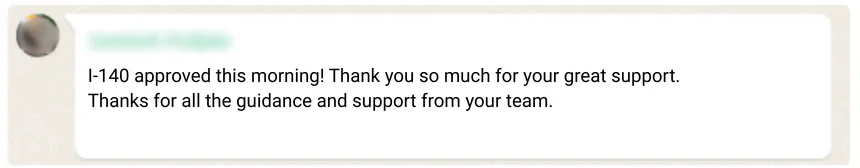 EB1A Green Card approval testimonial – Snap Finance Principal UX Designer I-140 success story.