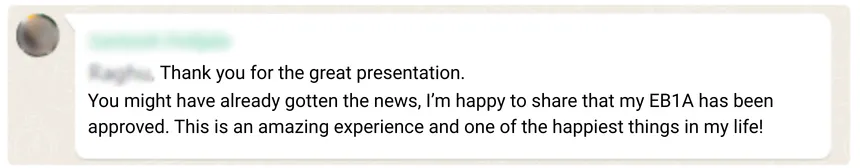 A QA Engineer joined our accelerator after a webinar
