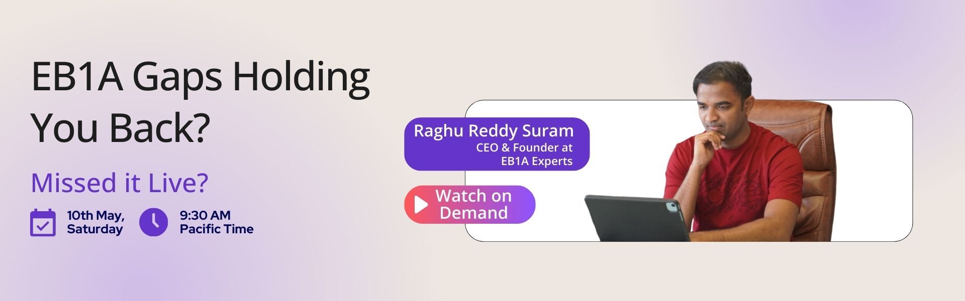 EB1A Gaps Holding You Back? Join our free webinar to overcome them