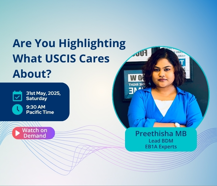 Are You
                    Highlighting What USCIS Cares About